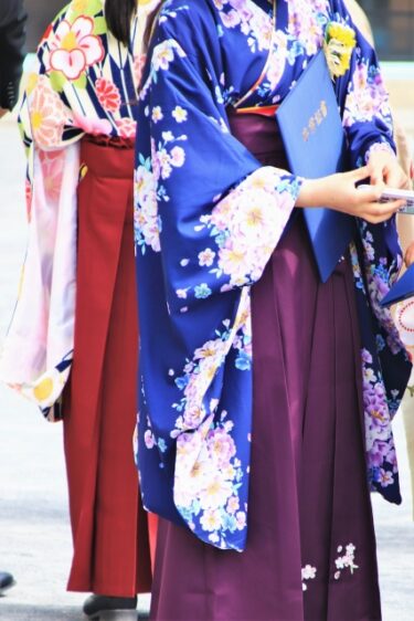 卒業式の袴 お持ち込み着付け ご予約受付中